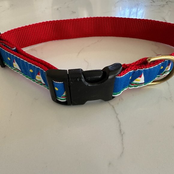 Up Country Sailboat Dog Collar - Picture 1 of 4